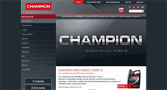 Desktop Screenshot of championoil.se